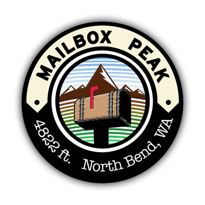 Mailbox Peak Sticker - HackStickers