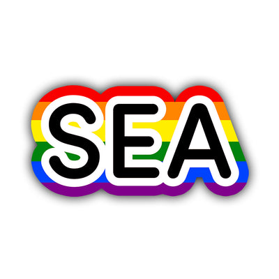 SEA Rainbow Sticker - HackStickers