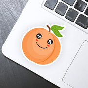 Peach Emoji Sticker - HackStickers