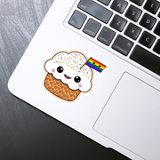 Cupcake Pride Sticker - HackStickers
