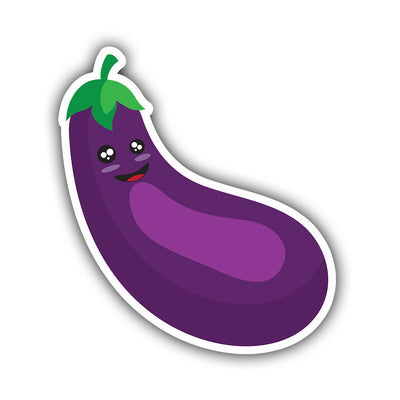 Eggplant Emoji Sticker - HackStickers
