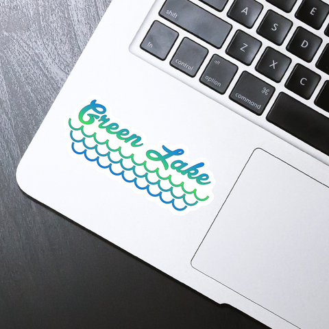 Green Lake Sticker - HackStickers
