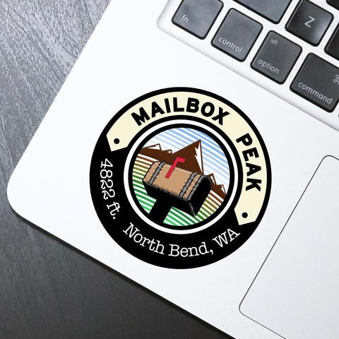 Mailbox Peak Sticker - HackStickers