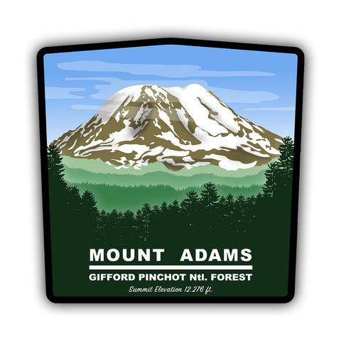 Mt Adams Sticker - HackStickers