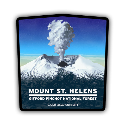 Mt. St. Helens Sticker - HackStickers