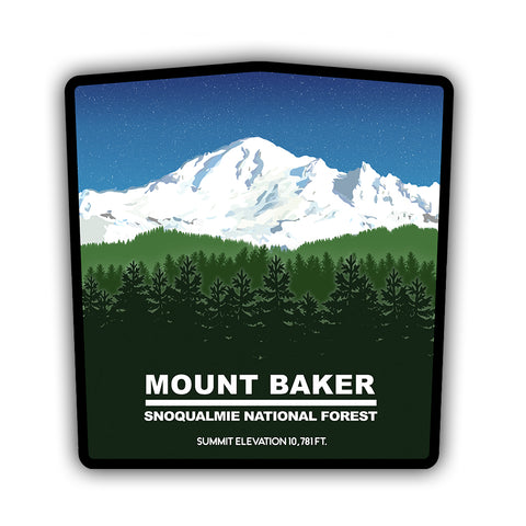 Mt. Baker Sticker - HackStickers