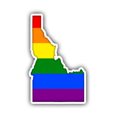Idaho LGBT Colors Sticker - HackStickers