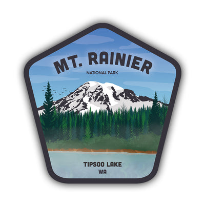 Mt. Rainier WA Sticker - HackStickers