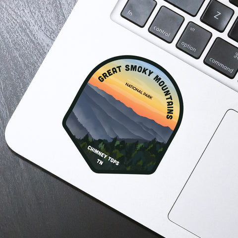 Great Smoky Mountains TN Sticker - HackStickers