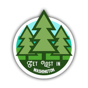 Get Lost in Washington Sticker - HackStickers