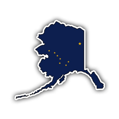 Alaska State Flag Sticker - HackStickers