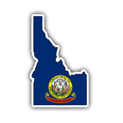 Idaho State Flag Sticker - HackStickers