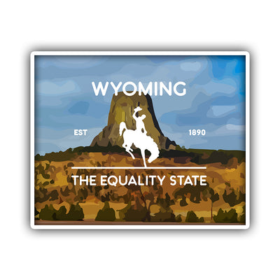WY Equality State Sticker - HackStickers