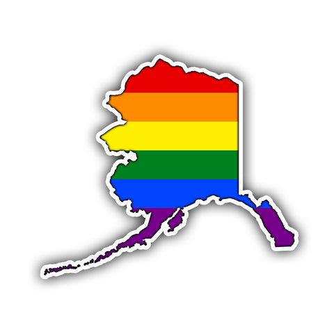 AK LGBT Colors Sticker - HackStickers