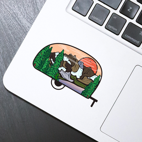 Camper Landscape Sticker - HackStickers
