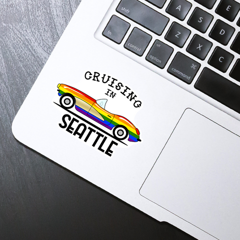 Cruising in Seattle Sticker - HackStickers
