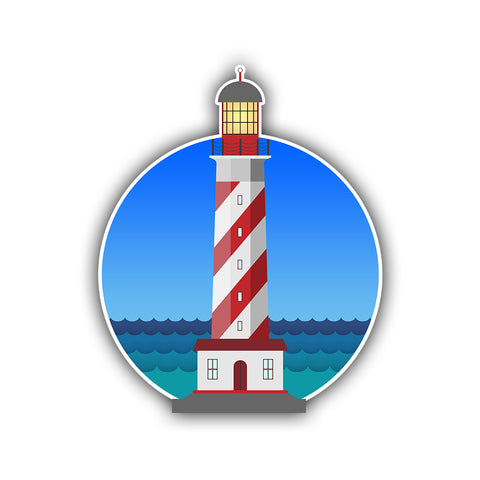 Lighthouse Sticker - HackStickers