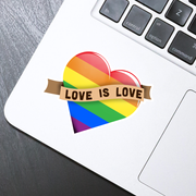 Love is Love Heart Sticker - HackStickers