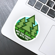 May the Forest Be With You Sticker - HackStickers