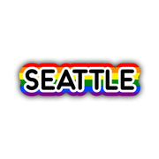 Seattle Rainbow Sticker - HackStickers