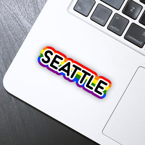 Seattle Rainbow Sticker - HackStickers