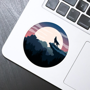 Howling Wolf Sticker - HackStickers